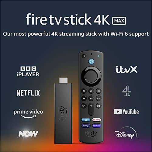 Fire TV Stick 4K Max - £37.99 (Prime Exclusive) @ Amazon