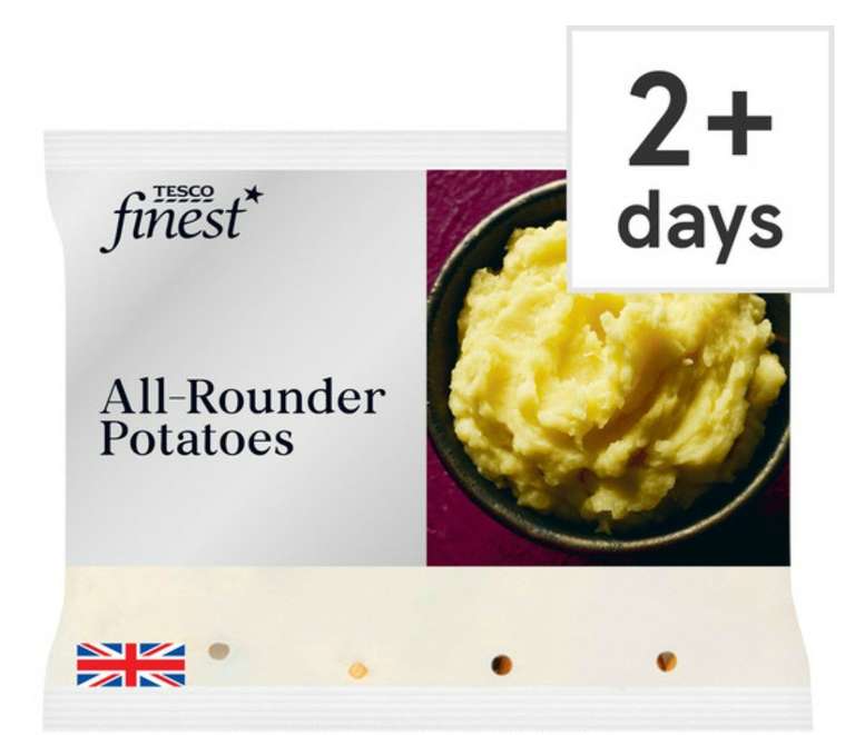 Tesco Finest All Rounder Potatoes 2kg - £1.20 (Clubcard Price) @ Tesco