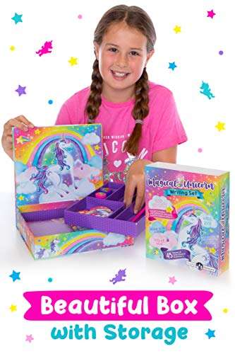 Original Stationery Unicorn Letter Writing Set, 45-Piece Stationery Set for Girls £9.90 sold by Tried-and-True @ Amazon