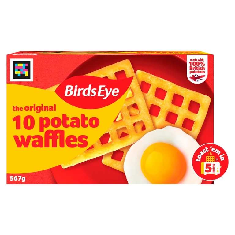 Any 4 for £5 - e.g. Birds Eye 10 Potato Waffles 567g / Chicago Town Subs 2 Loaded Pepperoni - Walsall