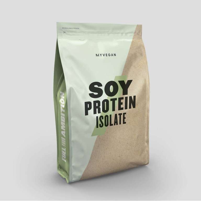 Soy Protein Isolate 2.5kg unflavoured £12.98 delivered @ MyProtein