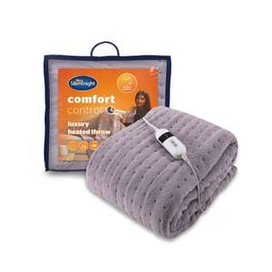 Silentnight Luxury Heated Throw - 120 x 160cm - £37.99 + Free Delivery With Code @ Sleepy People