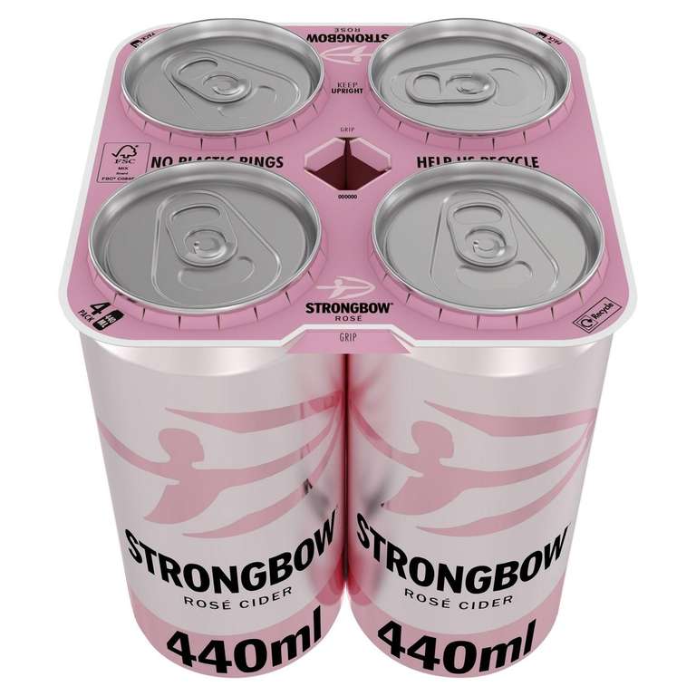 4x 440ml Strongbow Rose cider at Wandsworth Southside