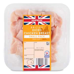 British Diced Chicken Breast 400g