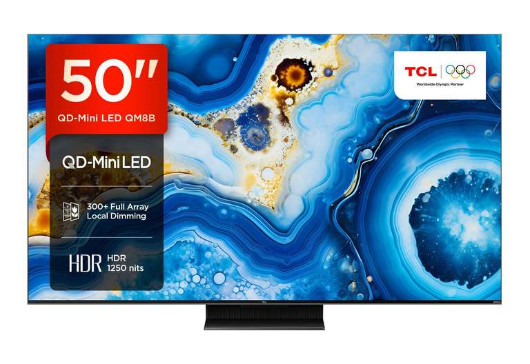 TCL 50QM8B 50 QLED Mini LED TV 4K HDR 180 Off At Amazon Hotukdeals tcl-50qm8b-50-qled-mini-led-tv-4k-hdr-180-off-at-amazon-hotukdeals