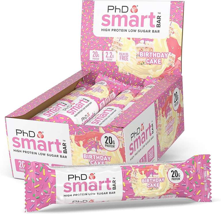 PhD smart protein 12 bars (£13.50/ £12 with S&S and 1st subscription voucher)