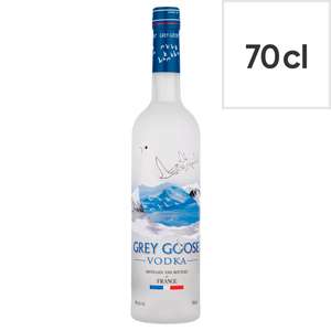 Grey Goose L'original Vodka 70Cl £28 clubcard price at Tesco