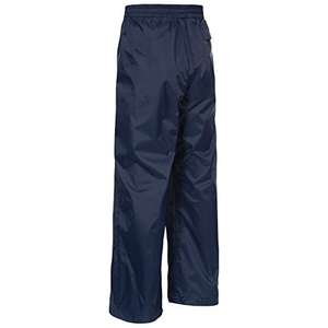 Trespass Unisex Kids Qikpac Compact Pack Away Waterproof Trousers with 3 Pocket Openings - Navy - Size 11/12 £3.78 @ Amazon