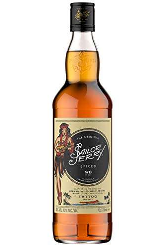 The Original Sailor Jerry Spiced Rum, 70cl 40% - £14 @ Amazon