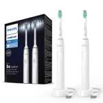 2 Pack Philips Sonicare Series 3100 Toothbrush - White HX3671/13 w.code