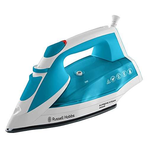Russell Hobbs 23040 Supreme Steam Traditional Iron, 2400 W, 320 ml, Blue/White