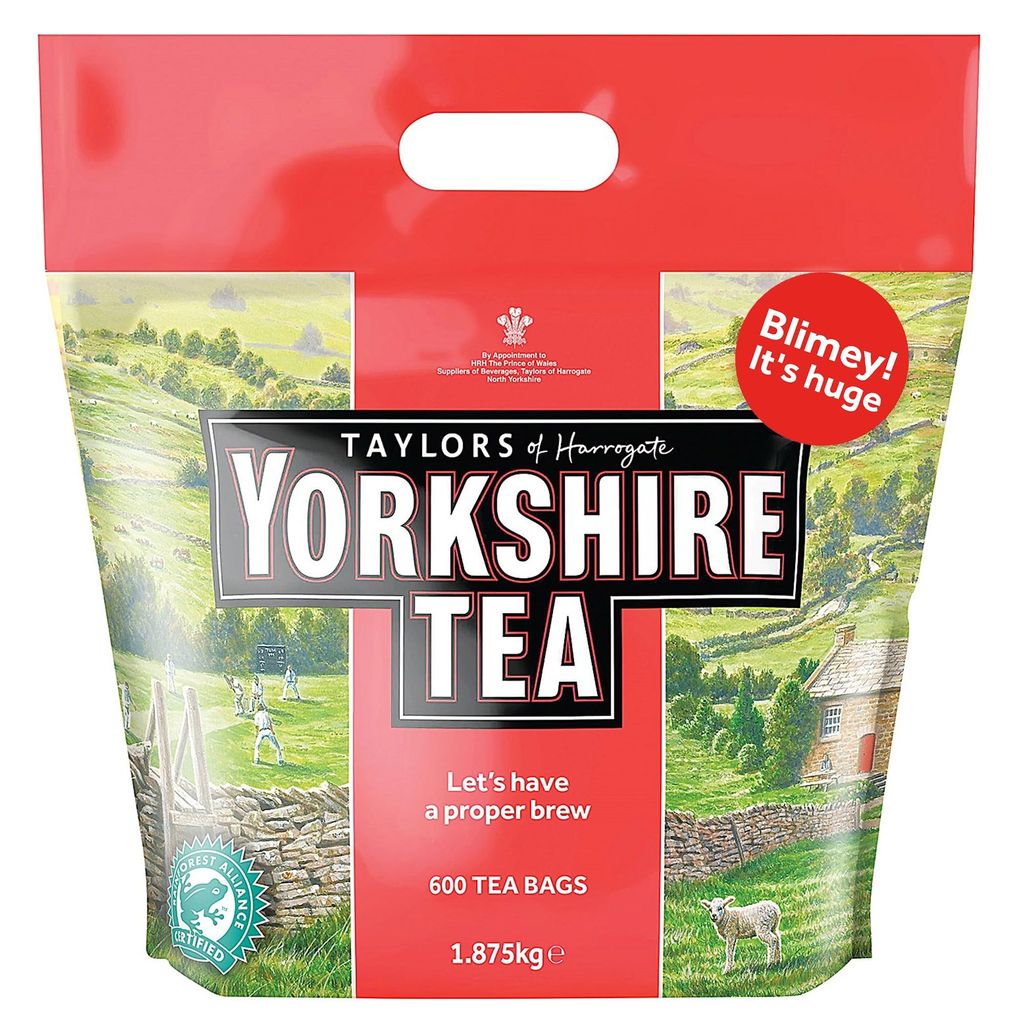Yorkshire Tea, 600 Tea Bags (1.875kg) - £13.49 / £12.74 S&S