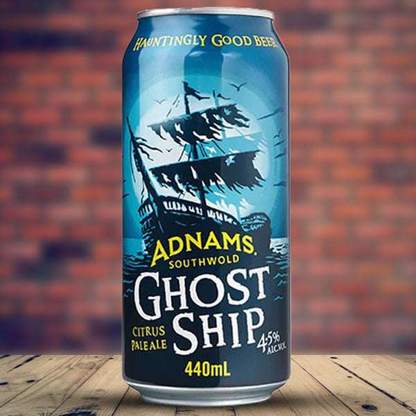 24 x 440ml cans of Adnams Southwold ghost ship Citrus Pale Ale 4.5% for £20 Delivered (BBE End April 2023) @ Discount Dragon
