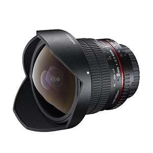Walimex Pro 8 mm DSLR Fish-eye II lens, Canon EF-S mount - £118.84 @ Amazon