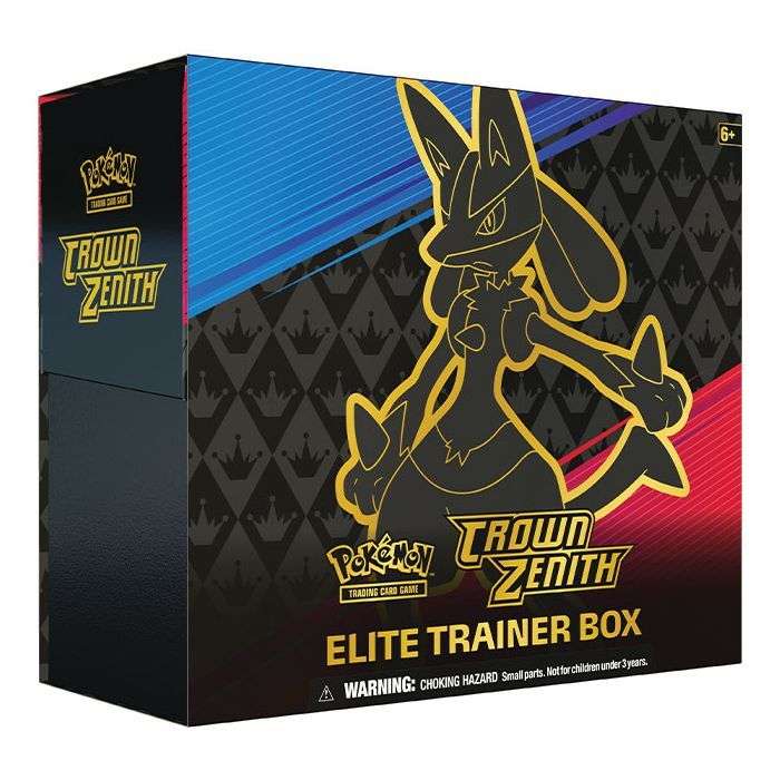 Pokemon - Sword & Shield - Crown Zenith - Elite Trainer Box £44.95 with code @ Total Cards