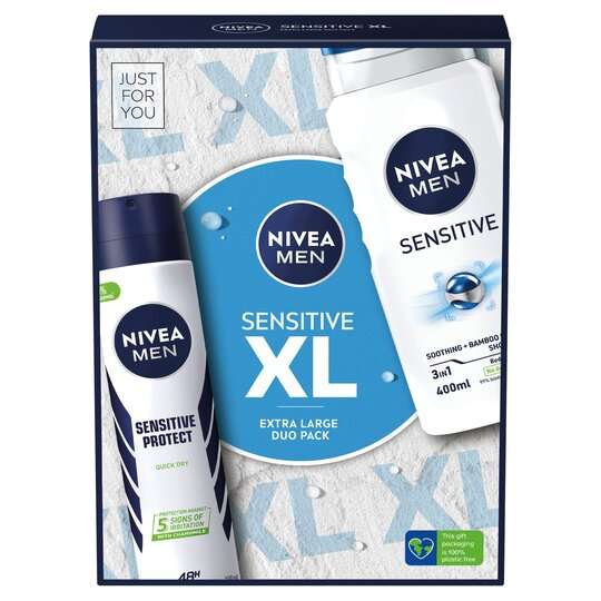 Nivea Men Sensitive Xl Gift Set - £4 Clubcard Price @ Tesco