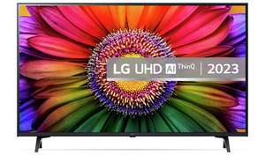LG 43 Inch 43UR80006LJ Smart 4K UHD HDR LED Freeview TV - w/code - Free Click & Collect