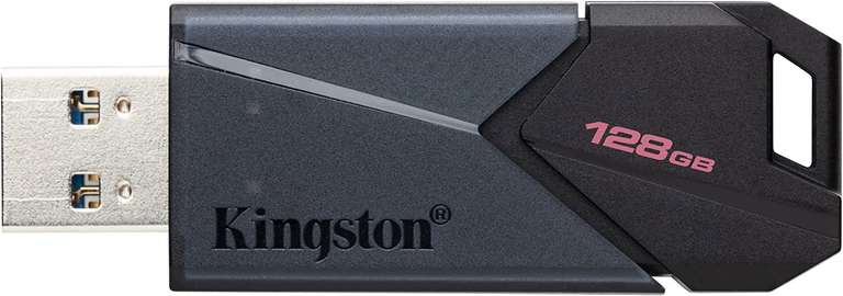 Kingston DataTraveler Exodia Onyx USB Flash Drive 3.2 Gen 1 DTXON/128GB or 256GB- with Sleek Moving Cap
