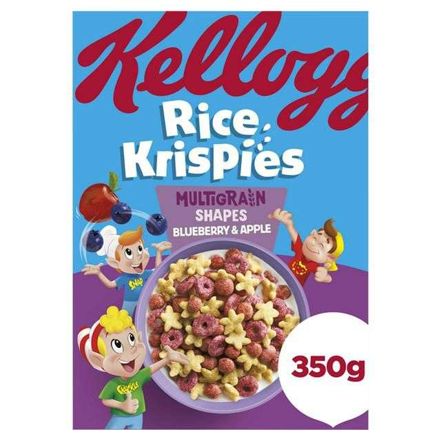 Kellogg’s Rice Krispies Multigrain Shapes Kids Blueberry & Apple 350g - £1.50 instore @ Sainsbury's, Cromwell Road (London)