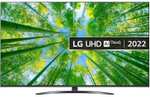 LG 55UQ80006LB (2022) LED HDR 4K Ultra HD Smart TV, 55 inch with Freeview HD/Freesat HD £362.70 with code @ John Lewis & Partners