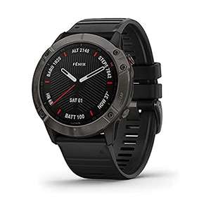 Garmin Fenix 6X - Sapphire Carbon Grey Smartwatch