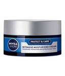 3 x NIVEA MEN Protect & Care Intensive Moisturising Face Cream 50ml - Auto Discount at Checkout - (£7.89 /£7.24 with S&S + 10% Off 1st S&S)