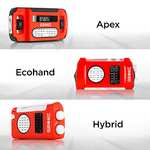 Duronic Wind Up & Solar Powered Hybrid Radio - Sold By Duronic