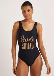 Black Bride Squad Swimsuit + 99p collection