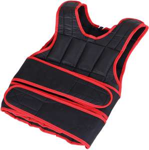 HOMCOM Waist Trainer Vest - Adjustable Weighted with 38 Weight Bags - 10 Kg - £7.99 @ Amazon