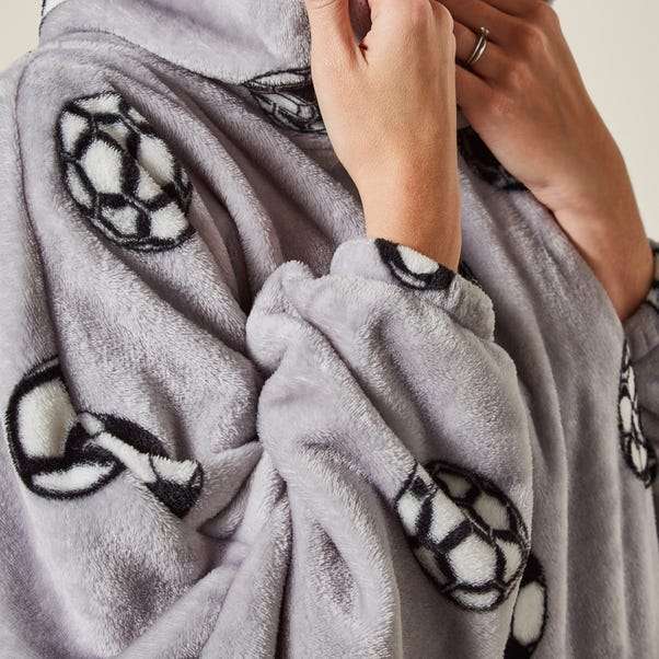 Kid's Football Oversized Blanket Hoodie (Small or Medium) £6 / Adults Oversized Blanket Hoodie £8 (Free Click and Collect) @ Dunelm