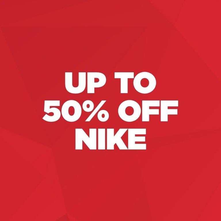 Up to 50% off the Sale Plus Extra 10% off the app with Code Plus Free Click and Collect From JD Sports