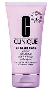 Clinique All About Clean Foaming Facial Soap (V Dry To Dry Combination) 150ml - £9.80 / £8.82 Subscribe & Save (+ 15% off 1st S&S) @ Amazon