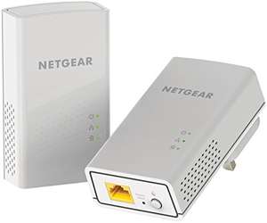 NETGEAR PL1000-100UKS PL1000 Powerline 1000 Mbps 1 Gigabit Ethernet Port Adapter, Homeplug Access Point £34.99 @ Amazon