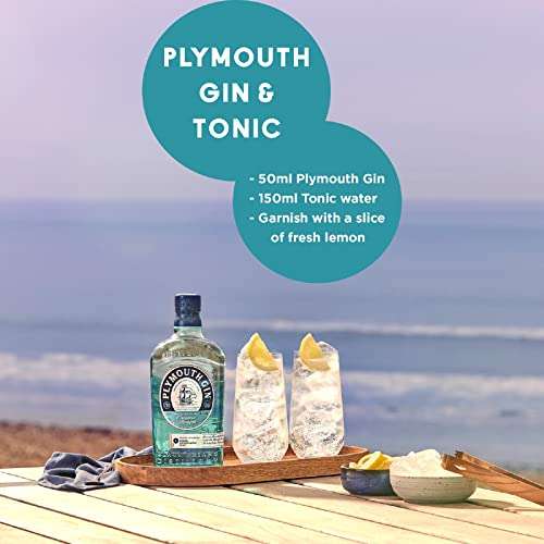Plymouth Original Dry Gin Limited Edition Bottle, 700ml 41.2% for £18.99 @ Amazon
