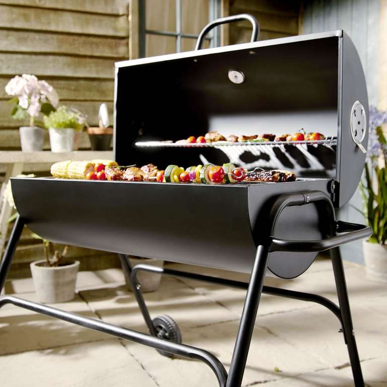 Wilko Charcoal BBQ Oil Drum £45 with voucher Free Click & Collect at selected stores @ Wilko