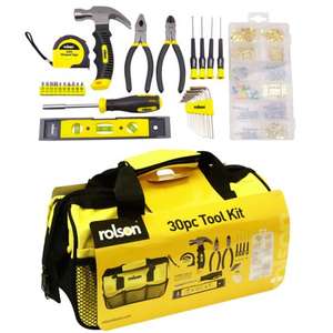 Rolson 30-Piece Tool Kit £19.99 Free Click & Collect / £4.95 Delivery @ Robert Dyas