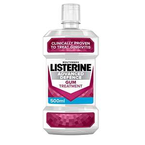 Listerine Advanced Defence Gum Treatment Mouthwash, 500 ml £3.60 / £3.24 S&S or less with first order voucher @Amazon