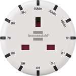 Brennenstuhl Digital Countdown Timer / Timer Plug Socket with Integrated LED Display