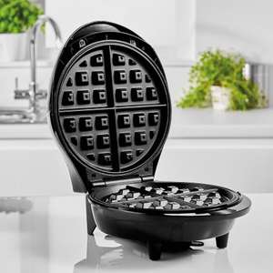 George Home Black Non-Stick Waffle Maker £9 click and collect @ Asda