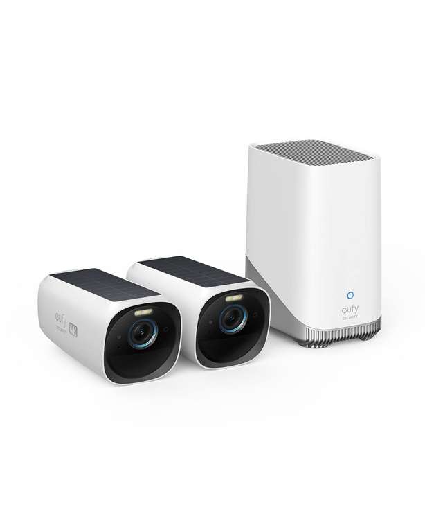 eufy Security Camera S330 eufyCam 3 2-Cam Kit, Outdoor Wireless, 4K Camera - Sold by AnkerDirect UK FBA