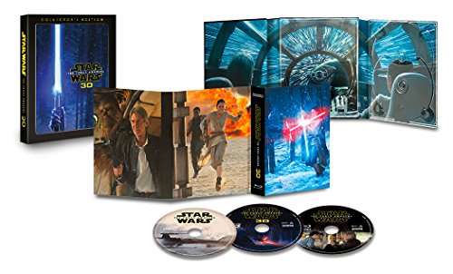 Star Wars: The Force Awakens Collector's Edition Blu-Ray 3D + Blu-Ray + Art Cards. £6.95 @ Amazon