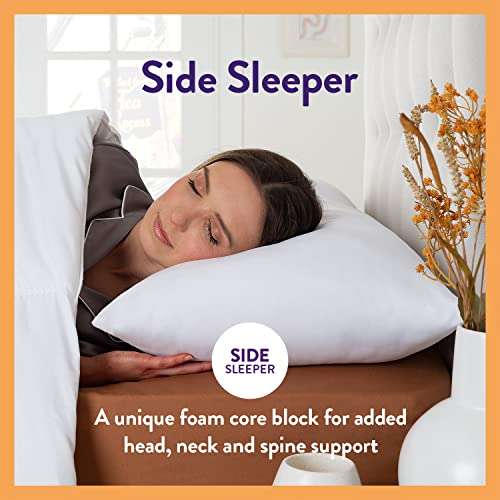 Slumberdown Super Support Pillows 2 Pack - Supportive, Hypoallergenic, (48cm x 74cm) £12.50 @ Amazon / Dispatches and Sold by Sleep Seeker