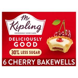 Mr Kipling Deliciously Good Cherry Bakewell Pies - Online and Instore