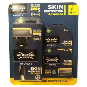 Wilkinson Sword Hydro 5 Skin Protection Advanced, 9 Blades + Razor - Instore