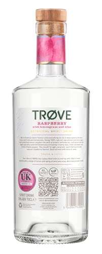 TRØVE Raspberry with Lemongrass & Mint Botanical Vodka, 30% - 70cl