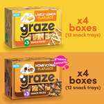 Graze - Lively Lemon & Honeycomb Oat Flapjacks, Vegetarian Healthy Snacks £15.29 @ Amazon / Sold by Graze Official