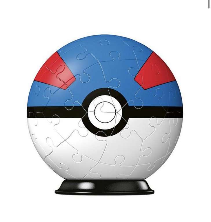 Ravensburger Pokemon Triple Pack 3D puzzle (pokeball, great ball & ultraball) - £12.99 + £3 collection @ Very