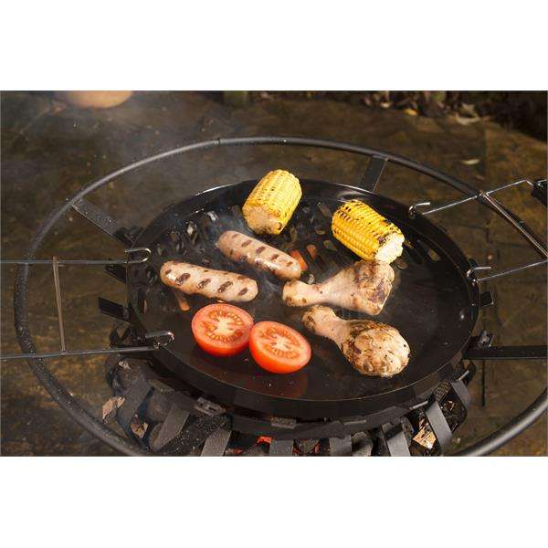 Lifestyle Appliances Signa Fire Basket with BBQ & Ash Catcher