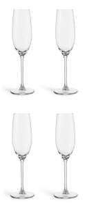 Portofino glasses - 4 pack various styles - tumbler - high ball - wine - small wine - champagne flute Free C&C