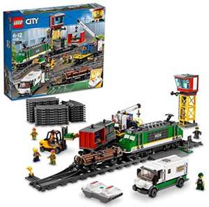 LEGO City 60198 Cargo Train Set Battery Powered Engine - £100.53 Delivered @ Amazon Germany